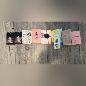 New perfume and skin care samples